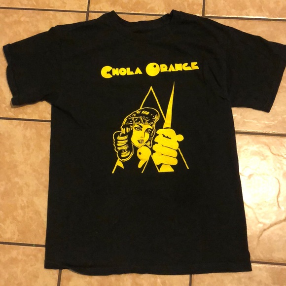 Chola orange band tee - Picture 1 of 2